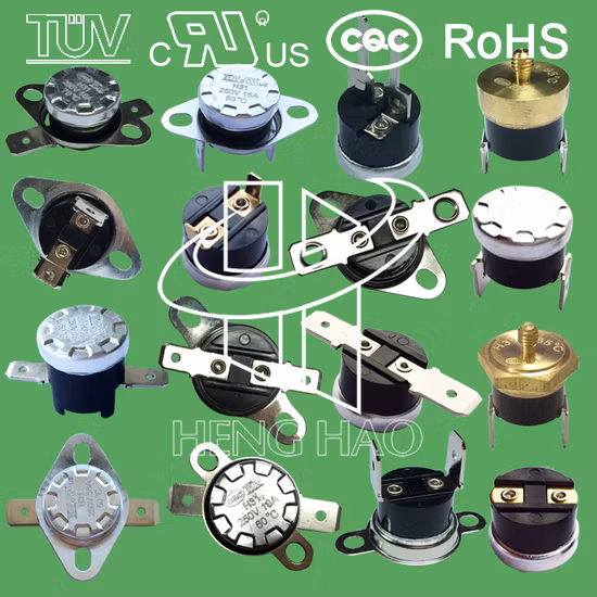 KSD301 수동 리셋 온도 조절기 온도 스위치